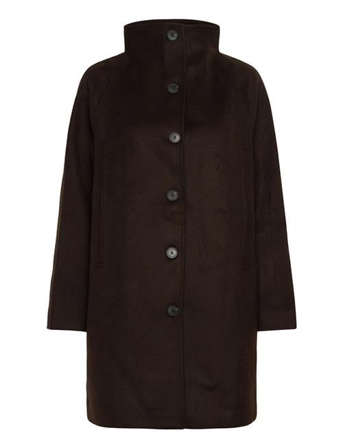 Slfvinni Wool Blend Coat Noos Selected Brown