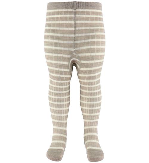 MP Strømpebukser Viggy - Uld - Light Brown Melange