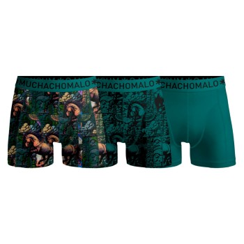 Muchachomalo 3P Cotton Stretch Boxer Flerfarvet-2 bomuld XX-Large Herre