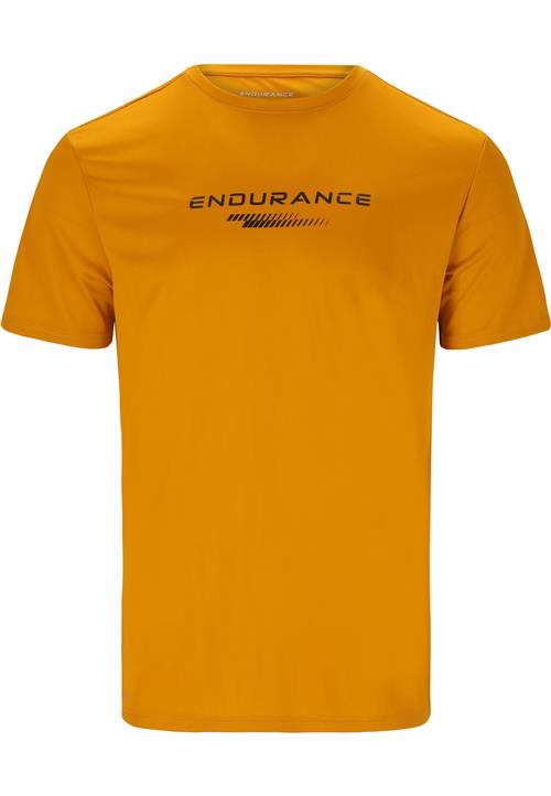 ENDURANCE Funktionsskjorte 'Dipat'  gylden gul / sort