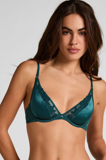 Hunkemöller Julia ikke-formstøbt bøjle-bh Grøn