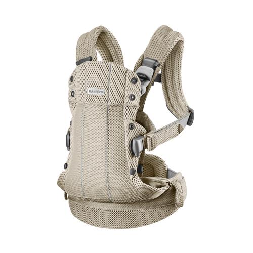BabyBjörn Harmony 3D Mesh Bæresele Grey Beige  Grey Beige One Size  Beige  One Size  unisex