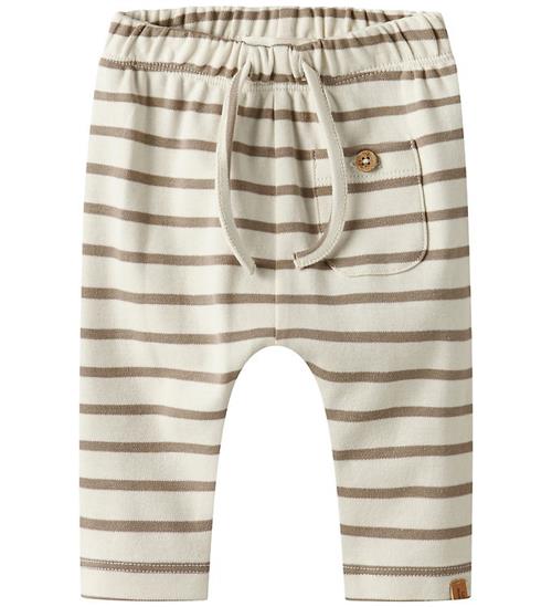 Lil' Atelier Bukser - NbmLimia - Turtledove/ Sepia Tint