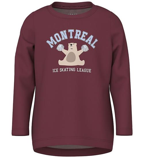 Name it Bluse - NmfVix - Burgundy/Montreal