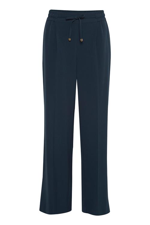 b.young Bukser med fals 'DANTA'  marin