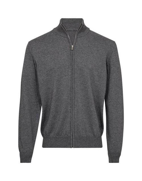 Zip cardigan merino knit modern fit