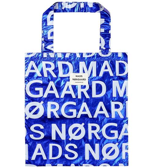 Mads Nørgaard Shopper - Sacky Metallic Atoma - Blå