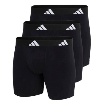 adidas 3P Active Flex Cotton Boxer Brief Sort bomuld Large Herre