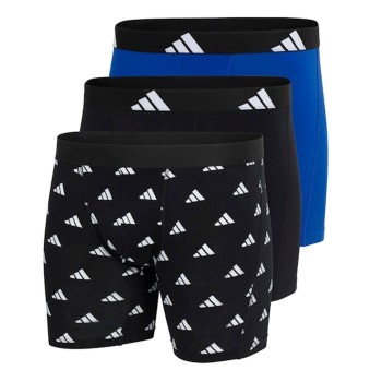 adidas 3P Active Flex Cotton Boxer Brief Flerfarvet-2 bomuld Large Herre