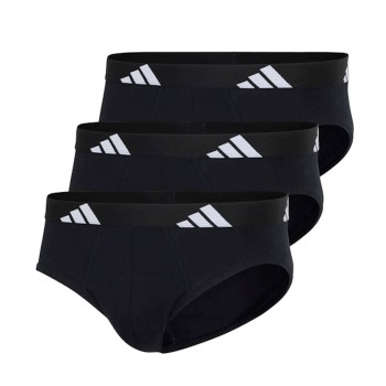 adidas 3P Active Flex Cotton Brief Sort bomuld Small Herre