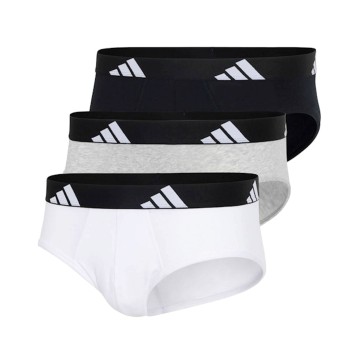 adidas 3P Active Flex Cotton Brief 314 Hvid/Grå bomuld XX-Large Herre