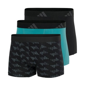 adidas 3P Active Flex Cotton Trunk Grå/Sort bomuld Medium Herre
