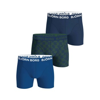 Björn Borg 3P Cotton Stretch Boxers Flerfarvet-2 bomuld Medium Herre