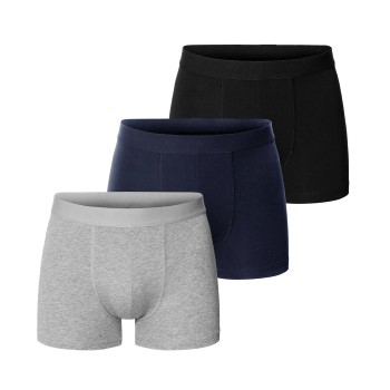 Bread & Boxers Bread and Boxers Boxer Briefs 6P Blå/Grå økologisk bomuld Small Herre