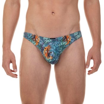 Bruno Banani Premium Line String Blå Mønster polyester XX-Large Herre