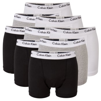 Calvin Klein 9P Cotton Stretch Trunks Flerfarvet bomuld Small Herre
