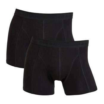 Claudio 2P Cotton Trunks Sort bomuld 3XL Herre