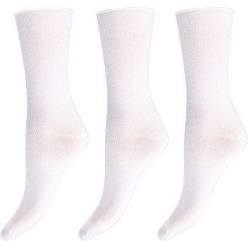 Decoy Strømper 3P Bamboo Socks Hvid Strl 37/41 Dame