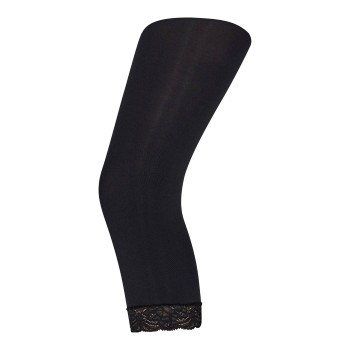 Decoy Capri Lace 60 den 3D Sort polyamid XXXL Dame