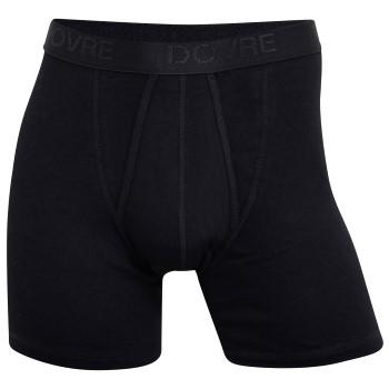 Dovre Boxer With Fly 66006 Sort bomuld Large Herre