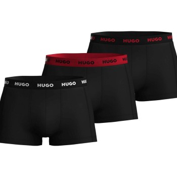 HUGO 3P Triplet Trunk Sort 992 bomuld Small Herre