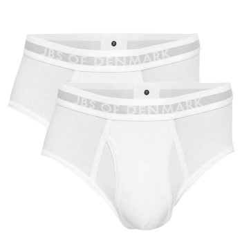 JBS of Denmark 2P Men Briefs Hvid Large Herre