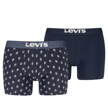 Levis 2P Denim Geo Boxer Marineblå bomuld Medium Herre