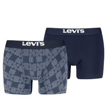 Levis 2P Denim Inspired Boxer Marineblå bomuld Medium Herre