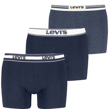 Levis 3P Gift Icon Combi Boxer Marineblå bomuld Medium Herre