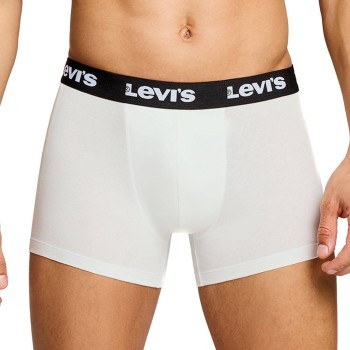 Levis 2P Repeat Logo Boxer Brief Hvid bomuld X-Large Herre