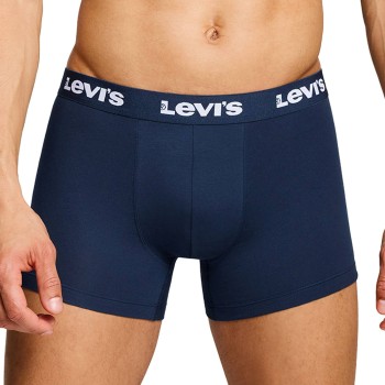 Levis 2P Repeat Logo Boxer Brief Marineblå bomuld Medium Herre