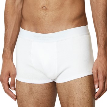 Marc O’Polo Marc O Polo Men Iconic Rib Trunks 2P Hvid bomuld Small Herre