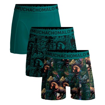 Muchachomalo 3P Cotton Stretch Boxer Flerfarvet-2 bomuld XX-Large Herre