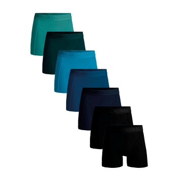 Muchachomalo 7P Hello Moonlight Boxer Blå/Turkise Bambus XX-Large Herre
