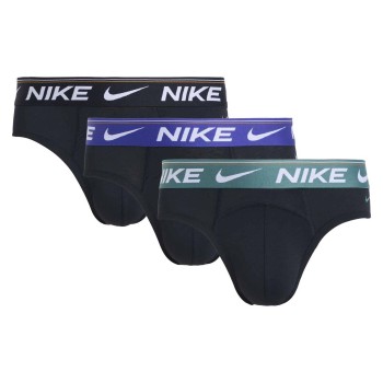 Nike 3P Ultra Comfort Hip Brief Blå/Grøn polyester X-Large Herre