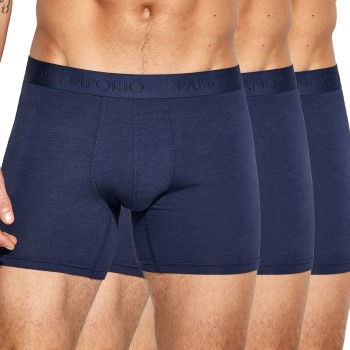 Panos Emporio 3P Base Bamboo Cotton Boxer Marineblå XX-Large Herre