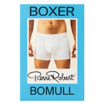 Pierre Robert For Men Cotton Boxer Hvid økologisk bomuld Medium Herre