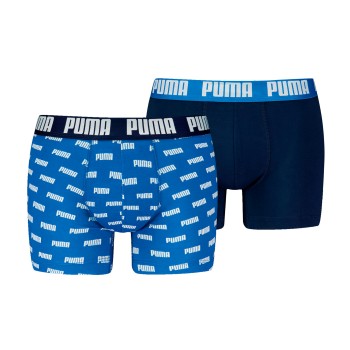 Puma 2P Everyday Aop Boxer Marine/Blå bomuld Large Herre