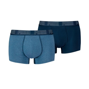 Puma 2P Men Everyday Trunks Blå bomuld Large Herre