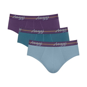 Sloggi 3P Men Start Midi C3P Flerfarvet bomuld X-Large Herre