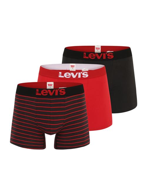 LEVI'S ® Boksershorts  rød / sort / hvid
