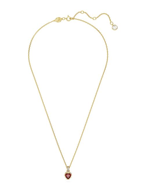 Swarovski Kæde 'Chroma'  guld / carminrød