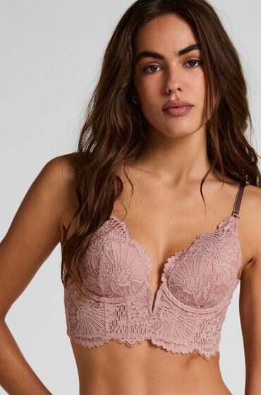 Hunkemöller Essie formstøbt longline bøjle-bh Lilla