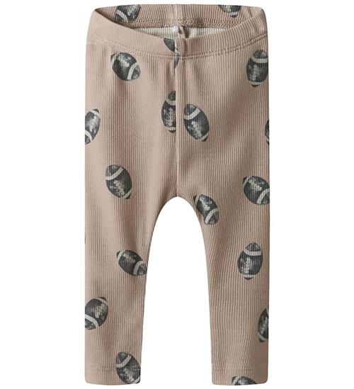 Name It Leggings - Rib - NbmSolution - Mushroom