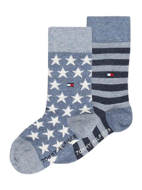 TOMMY HILFIGER Sokker  dueblå / lyseblå / hvid