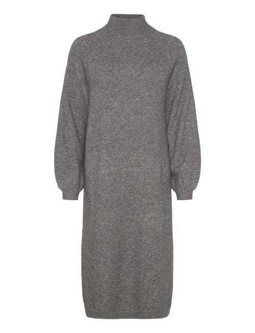 Yasbalis Ls Funnel Knit Dress S. Noos YAS Grey