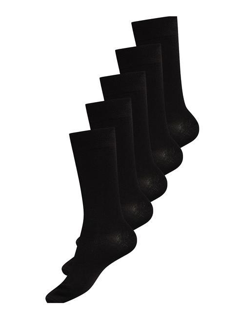 5-Pack Men Bamboo Basic Socks URBAN QUEST Black
