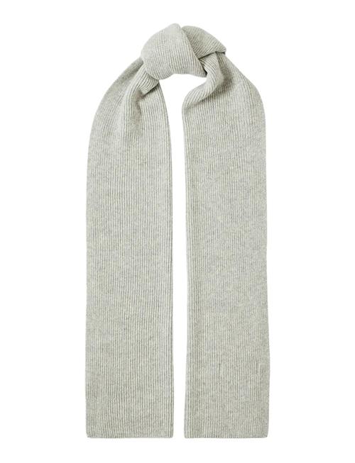 Slhcray Wool Blend Scarf Selected Grey