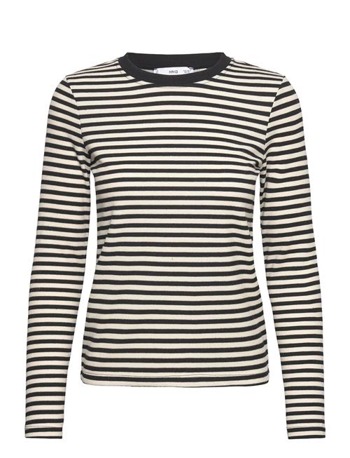 Striped Long Sleeves T-Shirt Mango Black
