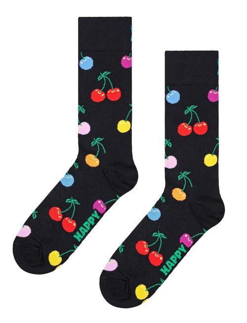 Cherry Sock Happy Socks Black